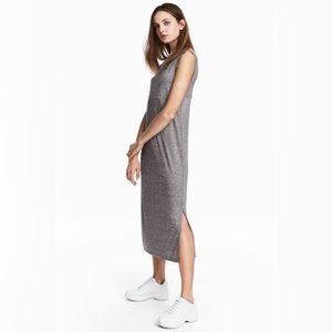 Grey H&M Midi Dress